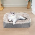 thumbnail image 4 of JoyMoreToys Pet Bed Mat, Plush Pet Pad for Indoor Pets, Washable, Soft Cozy Autumn Winter Thermal Pet Bed Snooze Sleeping for Kittens Puppies Rabbits, 4 of 6