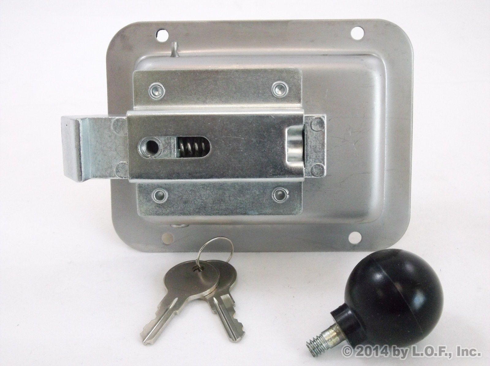 Junior Size Flush Mount Paddle Handle Stainless Steel Locking Door