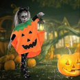 thumbnail image 2 of Disfraz de calabaza de Halloween para niños + bolsa de calabaza verde, 2 of 5
