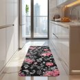 thumbnail image 4 of Pioneer Flower Floral Print Pattern Kitchen Rug Mat,Kitchen Runner Rugs Non Skid Washable,Decorative Kitchen Floor Mats for Kitchen,Sink,Laundry,17"x47.2", 4 of 7
