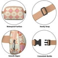 thumbnail image 5 of Waist Packs Bag Marble Modern Geometric Flowers Abstract Waist Bag Running Belt Bag for Jogging for Women Casual Waist Packs with Adjustable Strap Waterproof Belt Bag for Workout Running Travelling, 5 of 7