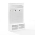 thumbnail image 7 of HomeStock Timeless Trends Hall Tree, White Finish, 15.75 x 44 x 72.38 inches, With Bench for Seating, Farmhouse Design, Convenient Entryway/Hallway Tree W/ Storage and Hooks, 7 of 7