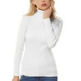 thumbnail image 7 of nine bull Womens Turtleneck Sweater Pullover Casual Long Sleeve Slim Fit Pullover Top Basic Knit Sweaters, 7 of 7