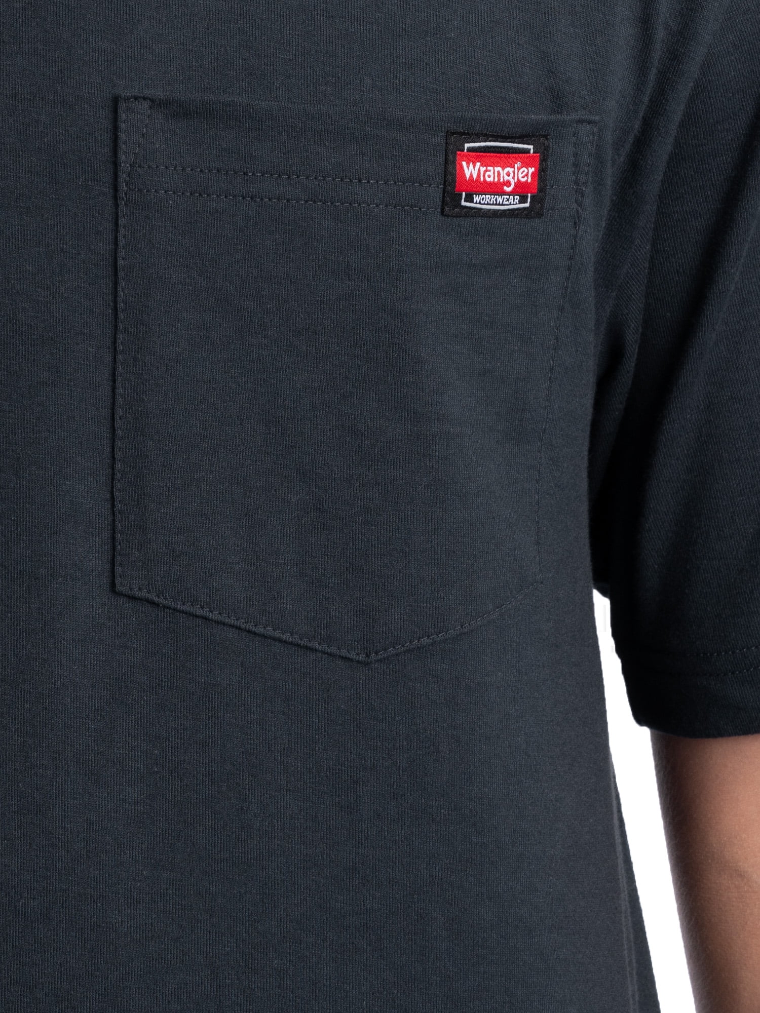 Wrangler Workwear Men's Short Sleeve Pocket T-Shirt, Sizes S-5XL and LT-4XLT (Men's, Big Men's, Tall Men's)