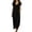 *Black, variant on VBVC Women's Ruffle V Neck Maxi Dress , Casual Summer Beach Dress For Women , Ladies' Flutter Sleeve Loose Long Dress with Pockets,Black,S-2XL