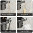 thumbnail image 6 of Hair Dryer Holder Wall Mounted,Self Adhesive Organizer Hair Dryer Holder Wall Mounted Blow Dryer Hair Dryer Holder Wall Mount,Bathroom & Bedroom Hair Care Styling Tools Organ, 6 of 8