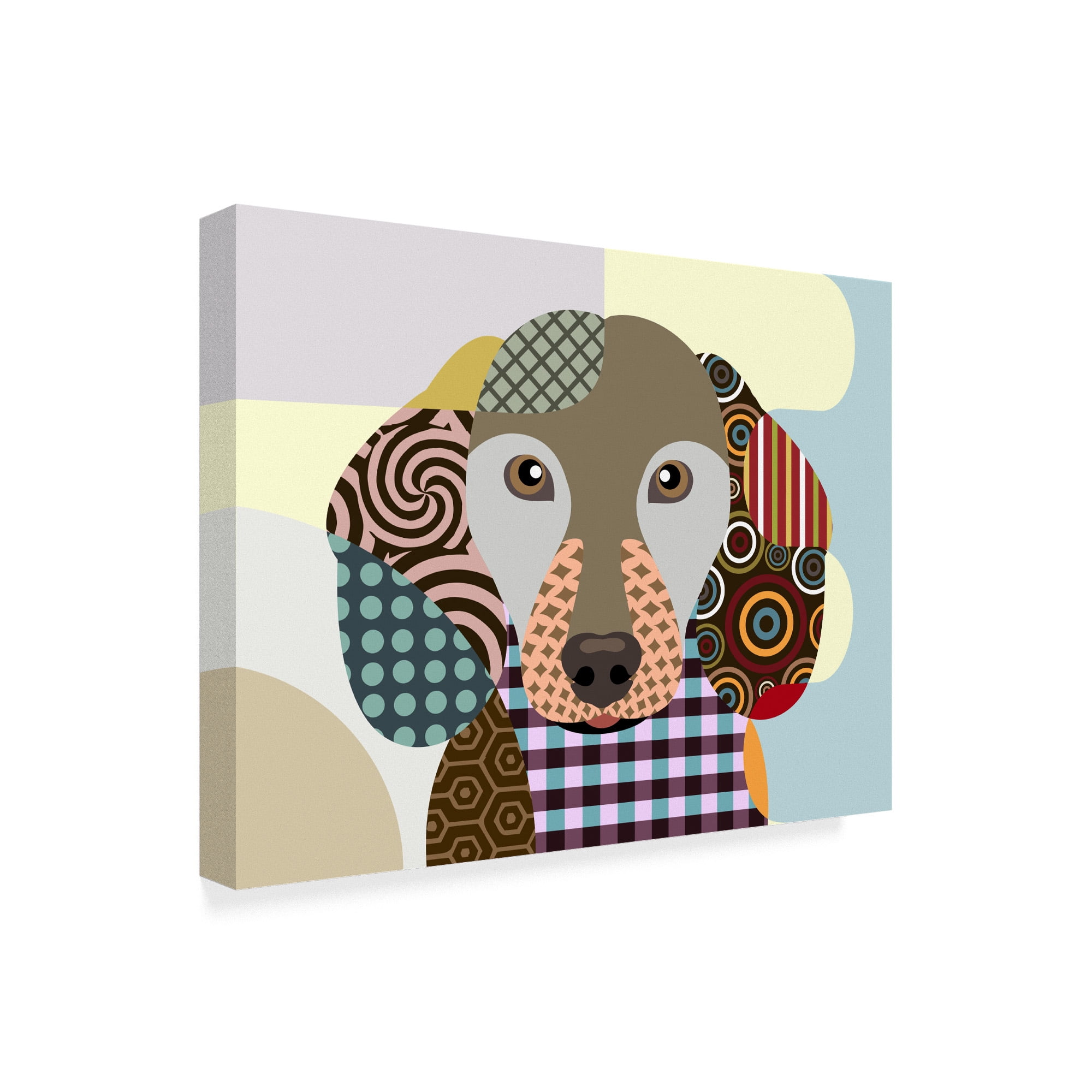 Trademark Fine Art 'Dachshund' Canvas Art by Lanre Adefioye