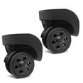 thumbnail image 5 of 1 Pair Heavy Duty Luggage Wheel Replacement Trolley Casters 360 Degree Swivel, 5 of 21