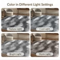 thumbnail image 7 of ODIKA 8'x10' Washable Area Rug Non-Slip Chair-Friendly Mat Farmhouse Grey Abstract Brushstroke Mottled Stripe Minimalist Greyrugs Flowing for Dining Room, Large Office, Lounge, 7 of 7