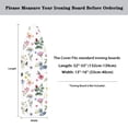 thumbnail image 6 of HELLHERO Elastic Border Ironing Board Protector Cover Easy Cleaning Iron Board Covers with Snug Fit 15" x 54" (Butterfly Daisy), 6 of 6