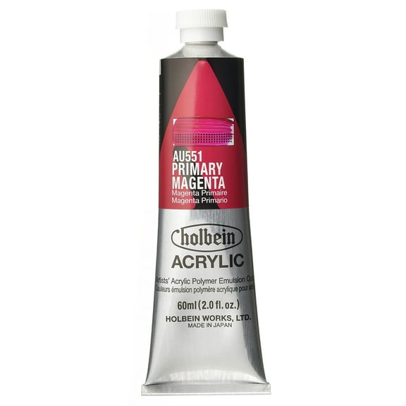 Holbein Artist Heavy Body Acrylic Color, 60ml, Primary Magenta
