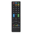 thumbnail image 3 of Control remoto de televisión, ABS Durable Negro Televisión Control remoto de TV para control remoto Sharp Robusto y resistente, 3 of 8