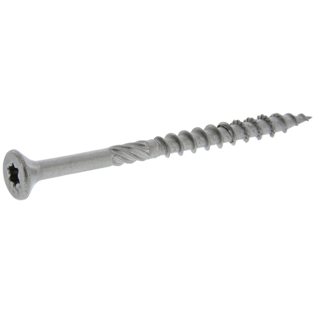 Hillman 5000517 No. 10 x 3 in. Star Flat Head Stainless Steel Deck Screws, 5 lbs - Pack of 330