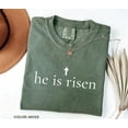 thumbnail image 3 of He Is Risen Comfort Colors Christian Shirt – Bible Verse Religious Mom T-Shirt, Christian Apparel Gift for Women, 3 of 8