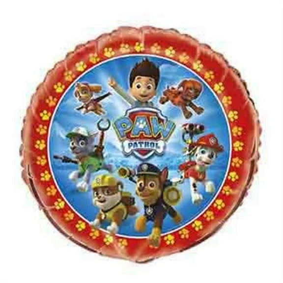 Unique 48376 18 in. Paw Patrol Round Foil Balloon