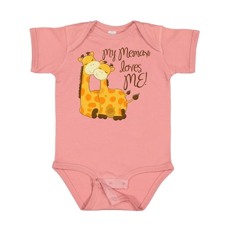 

Inktastic My Memaw Loves Me! Gift Baby Boy or Baby Girl Bodysuit