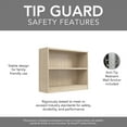 thumbnail image 4 of Universal Small 2 Shelf Bookcase Set in Natural Elm - Engineered Wood, 4 of 9