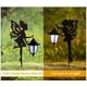 thumbnail image 5 of Paquete de 2 luces solares de hadas de metal para decoración de exteriores, farol colgante de hadas con estacas para el suelo, decoración de jardín, letrero decorativo negro, 5 of 5