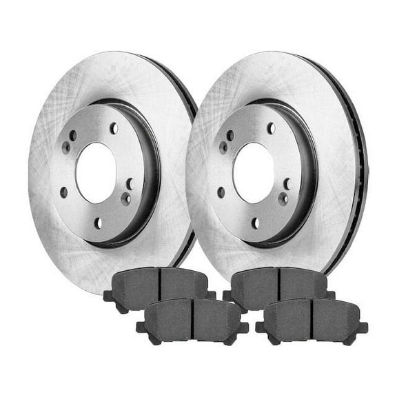 Front Brake Pad and Rotor Kit - Compatible with 2011 - 2016 Kia Optima 2.4L 4-Cylinder 2012 2013 2014 2015