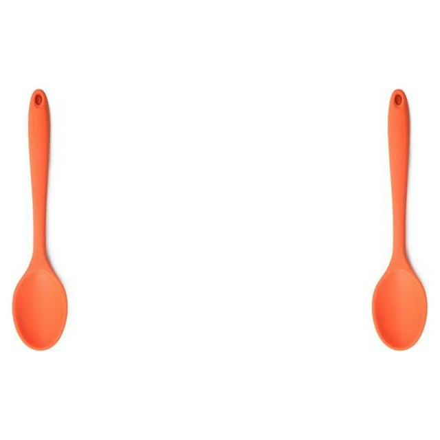 bedienty Silicone Spoon Universal Salad Mixing Rice Spoon Cookware Cooking Tools Cooking Spoons Food Grade Kitchen Tool 2Set
