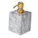 thumbnail image 1 of Dispensador de jabón con textura de mármol, recipiente para líquidos y loción para baño. Gris, 1 of 9