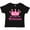 AB-Black, variant on Yes I Am the Princess Crown Girls Toddler T-Shirt