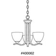 thumbnail image 2 of P400062-009-Progress Lighting-Laird - Chandeliers Light - 3 Light in Transitional and Traditional style - 19.75 Inches wide by 16 Inches high-Brushed, 2 of 2