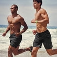 thumbnail image 3 of COOFANDY Men Bathing Suit Swimwear Square Leg Chubbies Sexy Elastic Board Short, 3 of 5