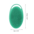 thumbnail image 4 of Unique Bargains Hangable Oval Bath Brush Shower Brush 1 Pc Green, 4 of 6