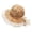 Coffee, variant on Girls Sun Hat with Wide Brim for Baby Toddler Summer Outdoor Beach Floppy Visor Cap,Size 2-7 Years