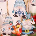 thumbnail image 5 of vnanda Cartoon Themed Christmas Pendants 18pcs Christmas Pendant Cartoon Faceless Wooden with Hanging Rope Decorative Holiday Ornaments for Christmas Tree, 5 of 7