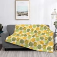 thumbnail image 2 of Yiaed Bee honey Print Blanket Throw Blanket Soft Cozy Flannel Blanket for Home Bed Sofa Couch Chair-80"x60", 2 of 6