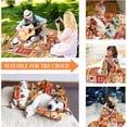 thumbnail image 3 of Fall Blanket Pumpkin Throw Blanket Red Truck Maple Leaf Autumn Harvest Fleece Blankets Thanksgiving Decor Gift Fall Decor Flannel Blankets for Couch Sofa Bedroom 50"x40", 3 of 6