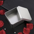 thumbnail image 1 of OULII 1Set Square Storage Container for Small Metal Container Gold Titanium Women Emergency Rescue, 1 of 6