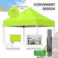 thumbnail image 5 of COOS BAY 5x5 Portable Instant Canopy Tent, Pop Up Outdoor Canopy for Beach, Sports and Camping, Neon Green, 5 of 9