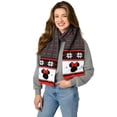 thumbnail image 2 of Adult Minnie Mouse Knit Scarf Disney Women Teen 70" Red Winter Cold Weather, 2 of 6