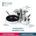 thumbnail image 4 of Batería De Cocina Cinsa De Acero Inoxidable Cinsa Dublín de 5 piezas, 4 of 4