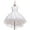 White, variant on XBASW Baby Toddler Girls Sleeveless Lace Dress Tulle Trailing Princess Dresses Kids Girls Birthday Party Prom Ball Gown Dress 3-14T