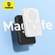 thumbnail image 2 of Banco de energía Baseus 10000 mAh Mini Carga rápida inalámbrica magnética Activación automática para iPhone 16 15 14 13 Pro Max Banco de energía magnético, 2 of 5