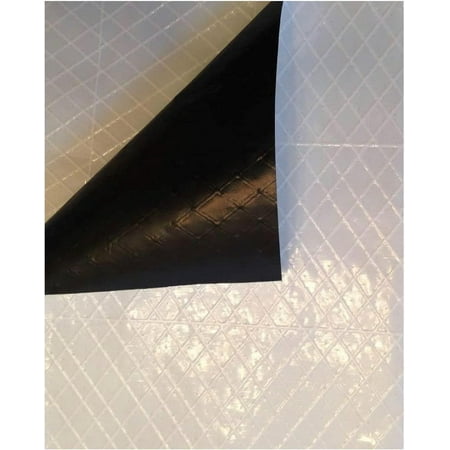 Farm Plastic Supply - String Reinforced Silage Cover Black/White - 6 Mil - Heavy Duty Polyethylene Plastic for Silage Cover Bunker Cover for Farming Agriculture (6 x 75 )