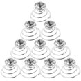 thumbnail image 1 of unbranded 12Ud Accesorios De Espiral Con Rhinestones Plateados Para Estilos De Fiesta Y, 1 of 8