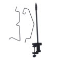 thumbnail image 2 of Soporte para linterna de camping, poste colgante para luz de camping, altura ajustable, ganchos en forma de W y G, soporte de escritorio para senderis, 2 of 9
