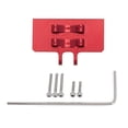 thumbnail image 1 of Tholdsy Dirección Servo Mount Axial RC Car Control remoto Metal Controled Vehicle Parts Cars Asamblea Reemplazo para Axial Emax ES08MA Kits de construcción modelo rojo Tholdsy FN001391-01, 1 of 6