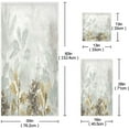 thumbnail image 3 of Dreamtimes Tropical Leaves Bath Towel Set of 3, Highly Absorbent & Soft Bathroom Towels Set Quick Dry Towels Set for Bathroom Spa Beach (1 Bath Towels, 1 Hand Towel, 1 Washcloth), 3 of 7