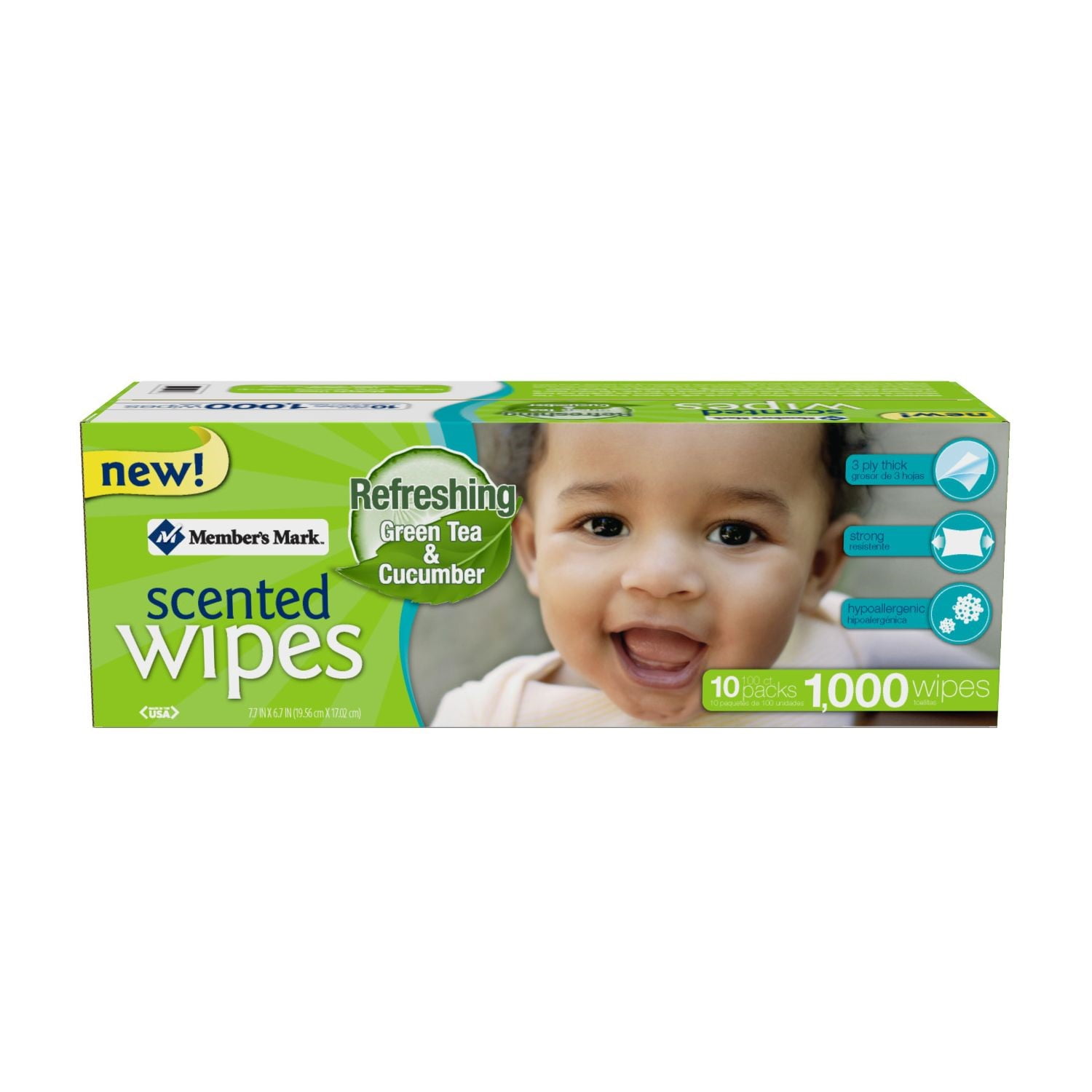 green tea baby wipes