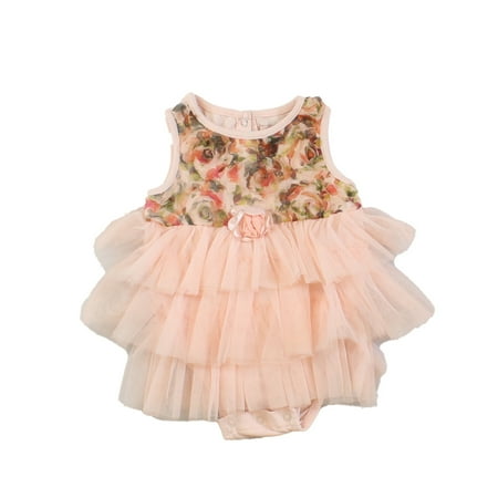 

Pre-owned Nanette Lepore Girls Pink Romper size: 6-12 Months