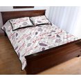 thumbnail image 3 of Juego de cama edredón con estampado de hojas de perezoso, 3 of 5
