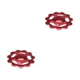 thumbnail image 2 of Guardoinrt 1/5PCS 11T Rear Derailleur Ceramic Bearing Wheel Pulley Red 2Set, 2 of 6