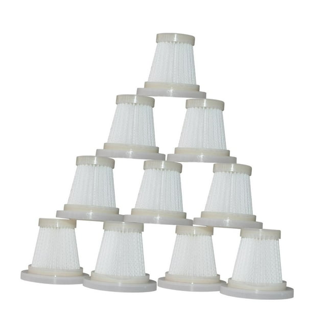 Filtros de reemplazo de 10x para filtros Hepa Hepa Filtros de aspiración para el hogar para la sala de estar de dormitorio