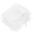 thumbnail image 6 of Milisten 100pcs Small Bags Organza Candy Bag White Wedding Party 3.54X2.75X0.04in, 6 of 8